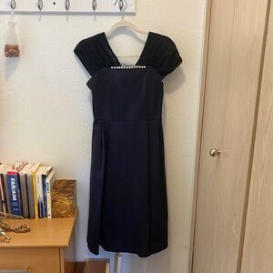 Elegant Navy blue Dress